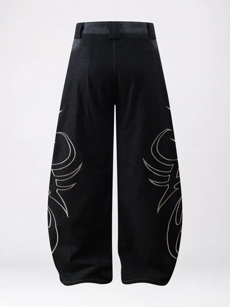 DŽÍNY S TRIBAL VÝŠIVKOU - Obrázek 7